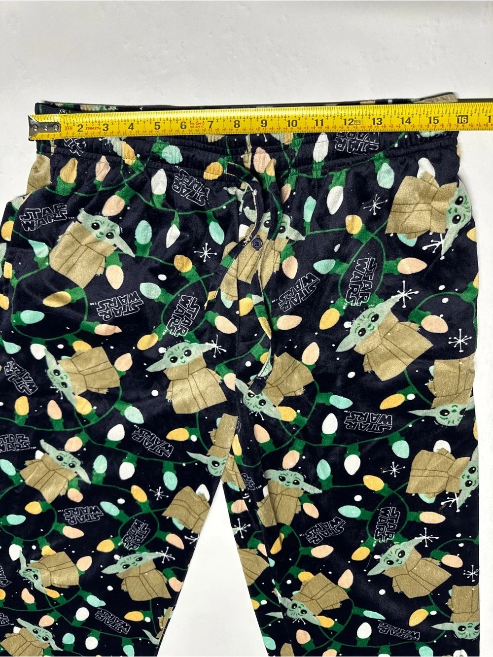 Star Wars Grogu Velour Men’s Pajama Pants Large